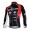 MHW Cube Racing Team Fahrradtrikot Langarm Rot Schwarz