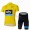 2013 Team Sky Gelbes Trikot Radbekleidung Radtrikot Kurzarm und Fahrradhosen Kurz