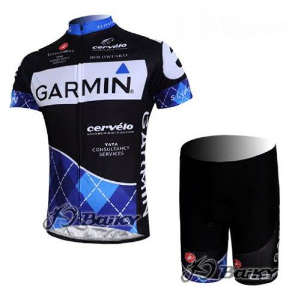 Garmin Cervelo Pro Team Radtrikot Kurzarm Kurz Radhose Kits Schwarz