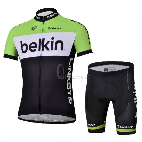Belkin Pro Team Blanco Radbekleidung Radtrikot Kurzarm und Fahrradhosen Kurz