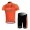 Euskaltel-Euskadi Pro Team Radtrikot Kurzarm Kurz Radhose Kits Orange