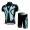 Bianchi Pro Team Radtrikot Kurzarm Kurz Radhose Kits Schwarz Blau
