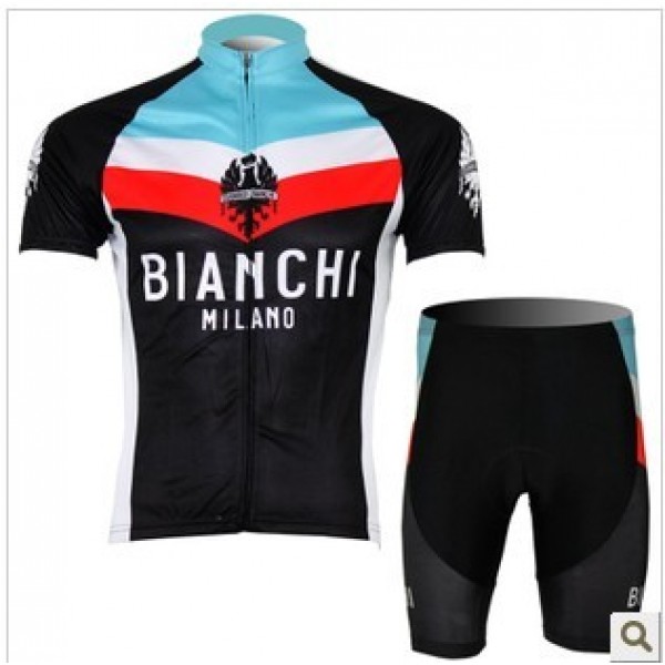 Bianchi Pro Team Radtrikot Kurzarm Kurz Radhose Kits