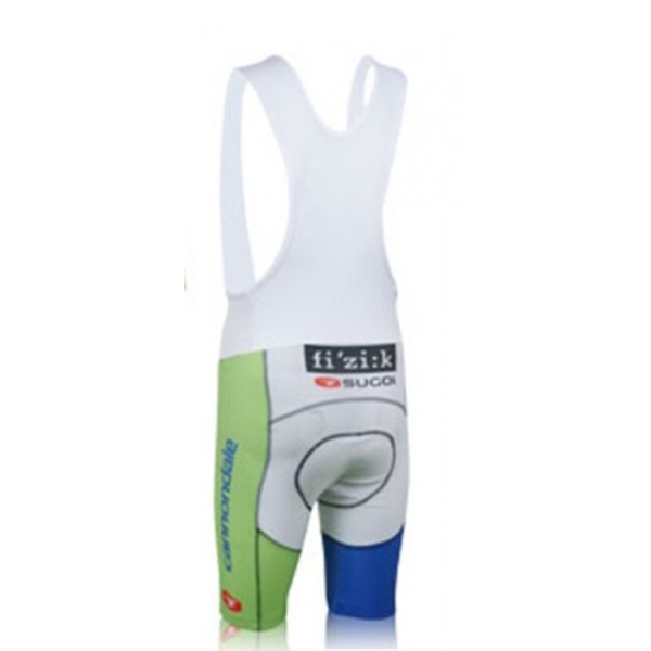 Cannondale Kurz Trägerhose Weiß Grün Blau 2013