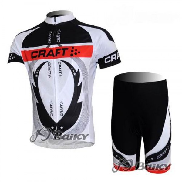 Craft Pro Team Radtrikot Kurzarm Kurz Radhose Kits Grau Weiß