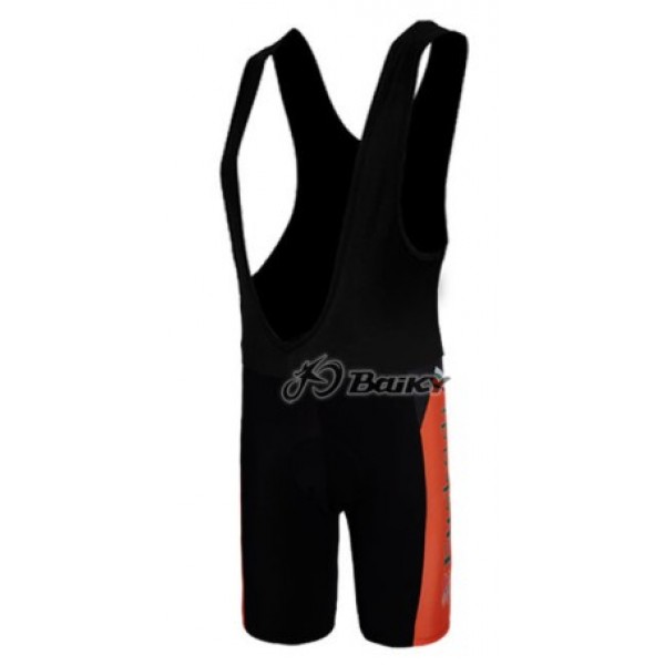 Euskaltel-Euskadi Pro Team Kurz Trägerhose Orange