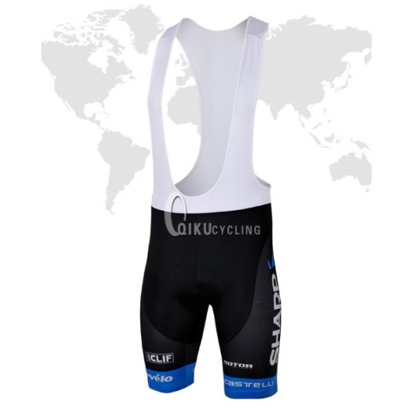 Garmin Sharp Barracuda Südafrika Champion Kurz Trägerhose Schwarz 2013