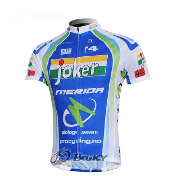 Joker Merida Pro Team Norwegen Radtrikot Kurzarm Grün