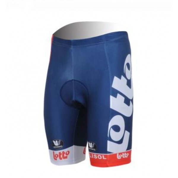 Lotto Belisol Kurz Radhose Blau Weiß 2013