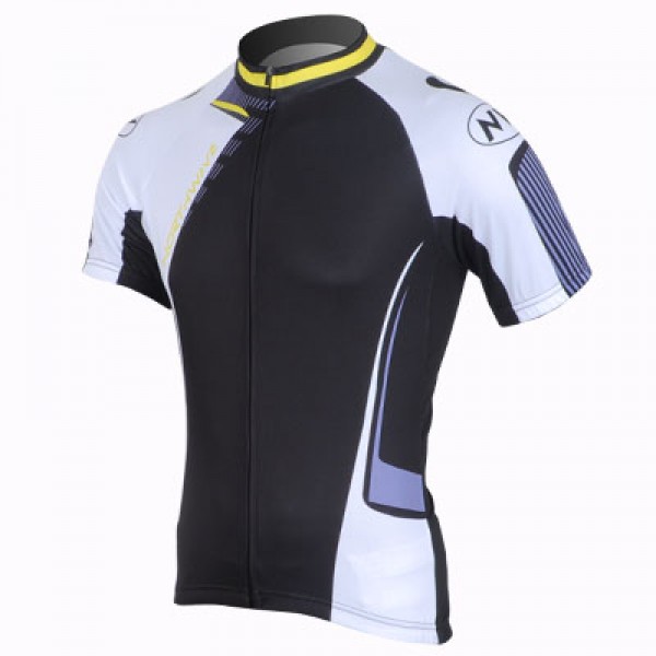 2013 Northwave Radtrikot Kurzarm Schwarz Weiß