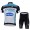 2013 Omega Pharma Quick Step Radtrikot Kurzarm und Kurz Radhose Kits Weiß Schwarz