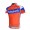 Rabobank Pro Team Radtrikot Kurzarm Orange Blau