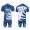 2013 Saxo Bank Tinkoff Pro Team Radtrikot Kurzarm und Kurz Radhose Kits Blau