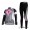 Specialized Pro Team S-Works Fahrradbekleidung Radtrikot Satz Langarm und Lange Fahrradhose Rosa Grau Damen