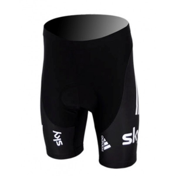 Team Sky UCI Kurz Radhose Schwarz Weiß 2013