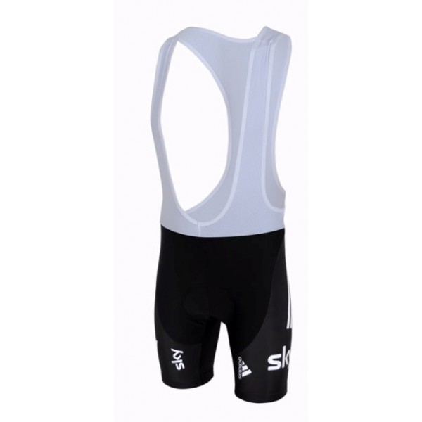 Team Sky UCI Kurz Trägerhose Schwarz Weiß 2013
