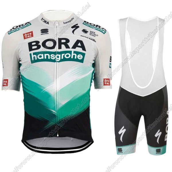 Profiteams Bora Hansgrohe 2021 Pro Radbekleidung Satz Trikot Kurzarm+Trägerhosen Set Outl