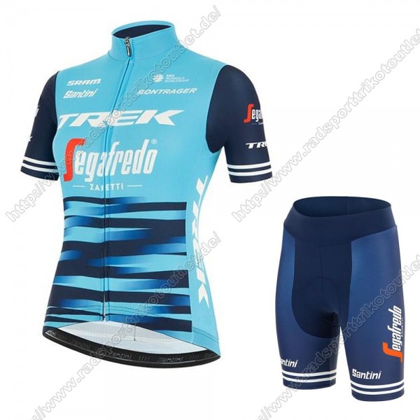 Profiteams Trek Segafredo 2021 Damen Fahrradbekleidung Satz Radtrikot Kurzarm+Radho