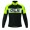 2016 ALE EXCEL WEDDELL Radtrikot Langarm-Schwarz GELB FLUO