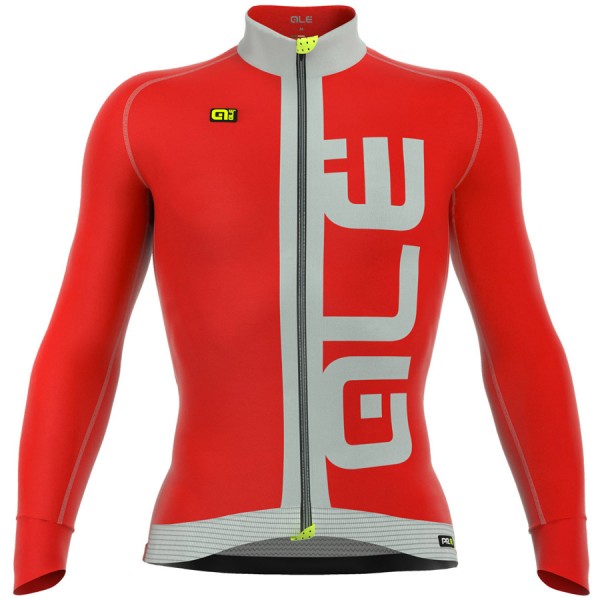 2016 ALE PRR ARCOBALENO Radtrikot Langarm-ROT GREY