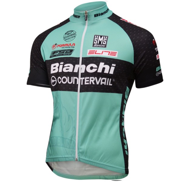 2016 Bianchi Countervail Radtrikot Kurzarm