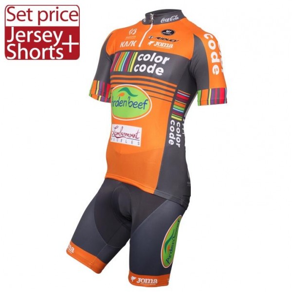 2016 COLOR CODE -AQUALITY PROTECT Radbekleidung Radtrikot Kurzarm und Fahrradhosen Kurz