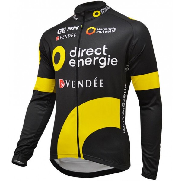 2016 Direct Energie Fahrradtrikot Langarm