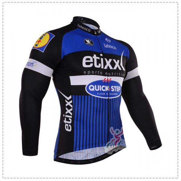 2016 ETIXX-QUICK STEP Fahrradtrikot Langarm