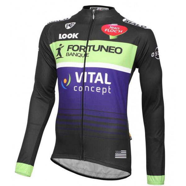 2016 FORTUNEO-VITAL CONCEPT Fahrradtrikot Langarm