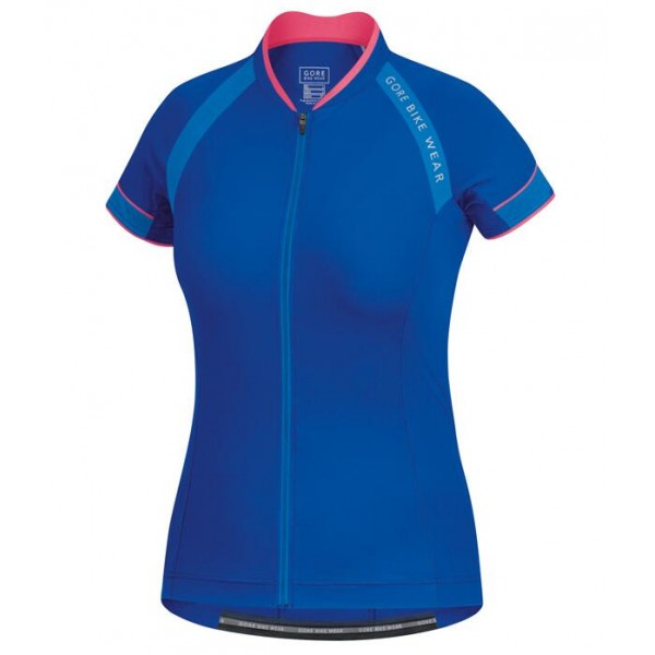 2016 GORE Radtrikot Kurzarm Damen Power 3.0 blau