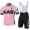 2016 KAS rose Fahrradbekleidung Satz Fahrradtrikot Kurzarm Trikot und Kurz Trägerhose