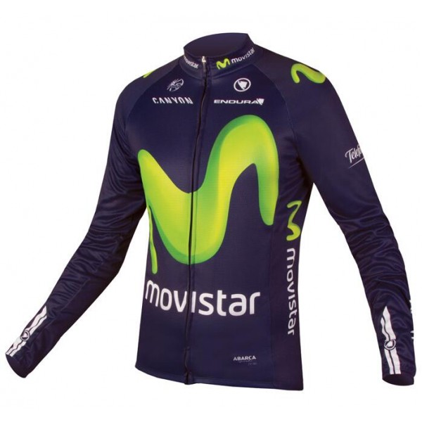 2016 Movistar Fahrradtrikot Langarm
