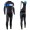 2016 Orbea Team Pro Schwarz-Blau thermisch Fahrradbekleidung Satz Radtrikot Langarm+Lang Trägerhose