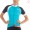 2016 Pinarello Fahrradbekleidung Kurzarm Radtrikot Damen blau