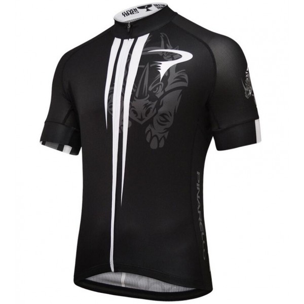 2016 Pinarello Rhino Radtrikot Kurzarm schwarz Weiß