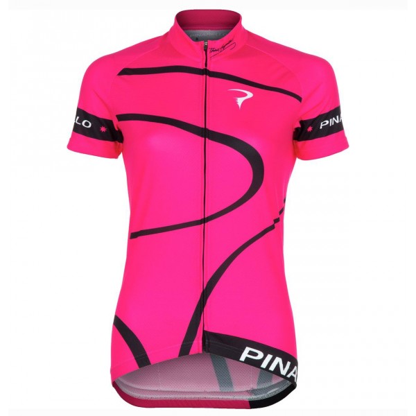 2016 Pinarello MIRA Rose Damen Radtrikot Kurzarm