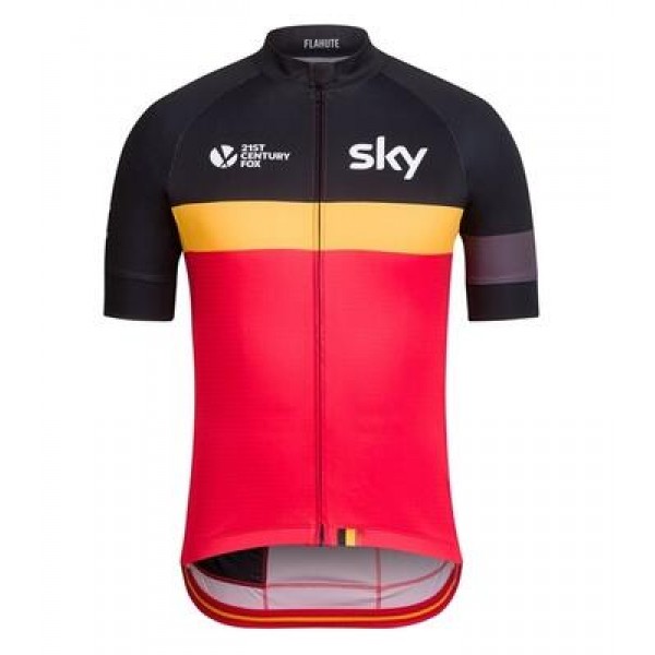 2016 SKY Belgium Radtrikot Kurzarm