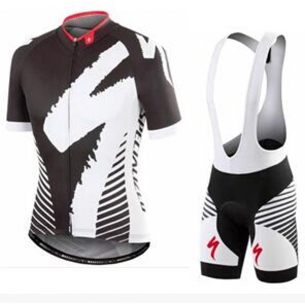 2016 Specialized Comp Racing Ss noir Fahrradbekleidung Satz Fahrradtrikot Kurzarm Trikot und Kurz Trägerhose