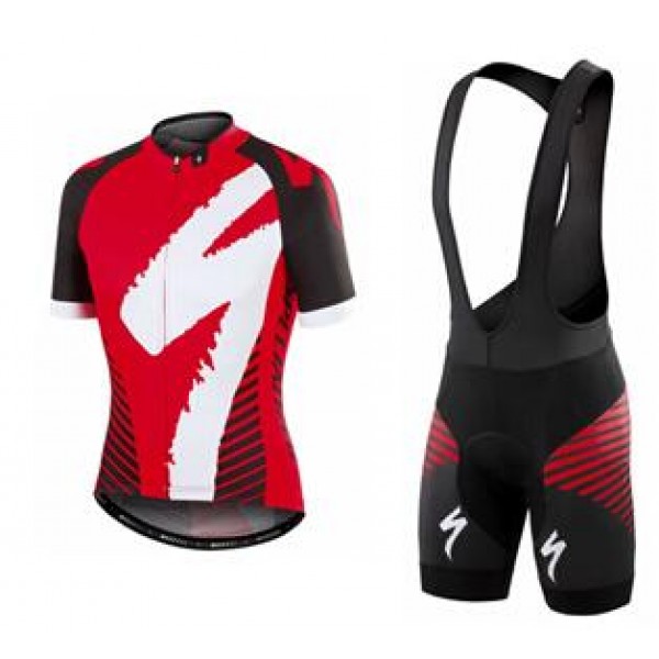 2016 Specialized Comp Racing Ss rouge Fahrradbekleidung Satz Fahrradtrikot Kurzarm Trikot und Kurz Trägerhose