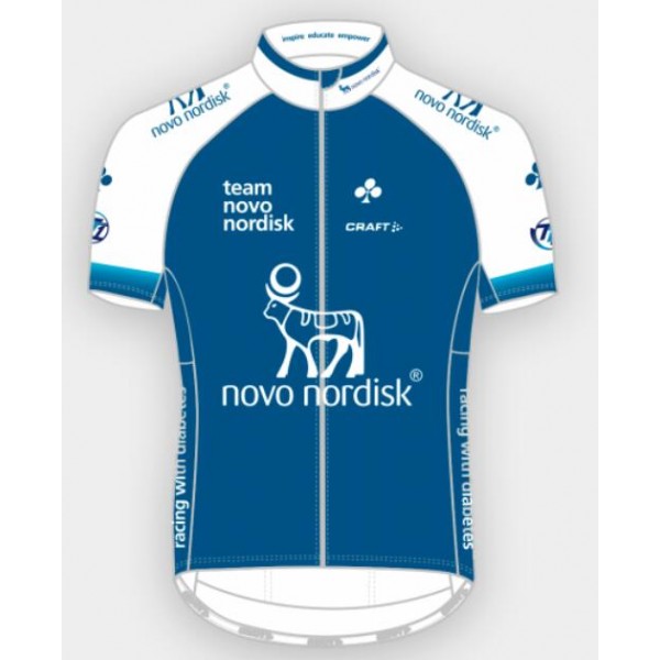 2016 Team Novo nordisk Development Radtrikot Kurzarm