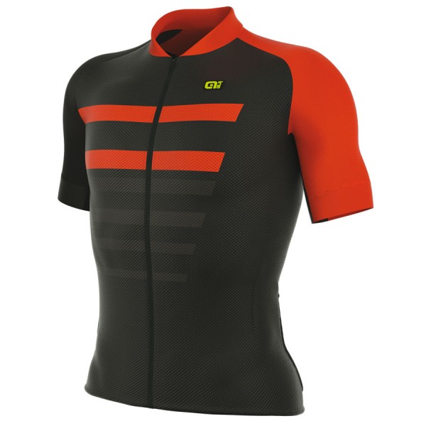 2017 Ale PRR 2.0 Piuma Radtrikot Kurzarm Schwarz Rot