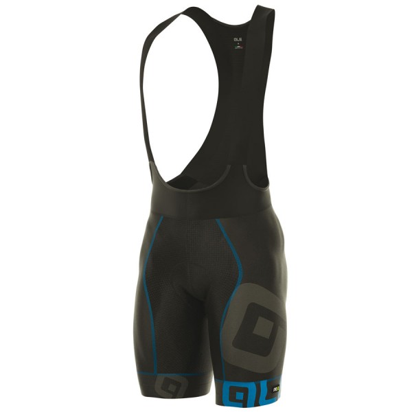 2017 Ale Graphics PRR Mithos Kurz Trägerhose Schwarz Light Blau
