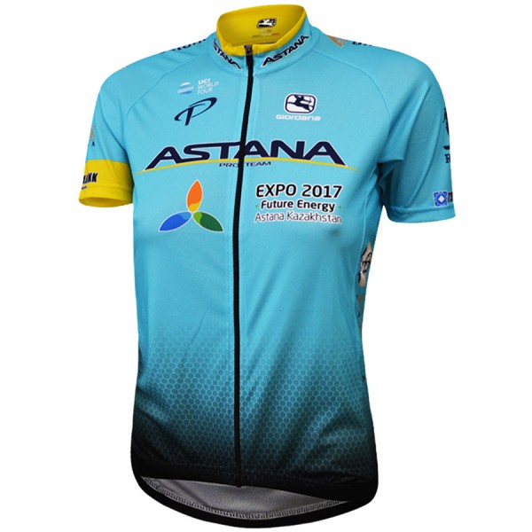 Astana Pro Team 2017 Damen Radtrikot Kurzarm