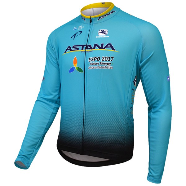 Astana Pro 2017 Radtrikot Langarm