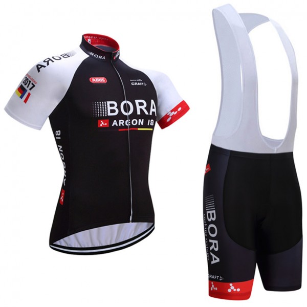 2017 Bora ARGON 18 Fahrradbekleidung Satz Radtrikot Kurzarm+Kurz Trägerhose