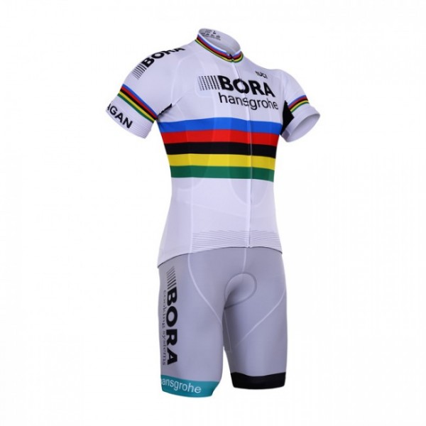 2017 BORA Hansgrohe Fahrradbekleidung Satz Radtrikot Kurzarm+Kurz Radhose