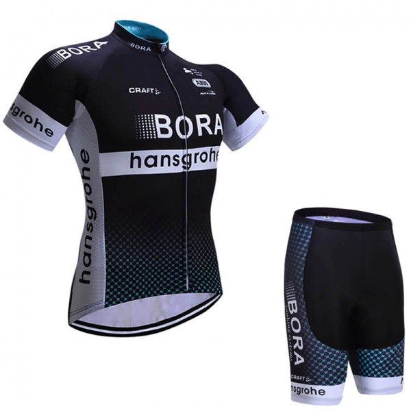 BORA Hansgrohe 2017 Fahrradbekleidung Satz Radtrikot Kurzarm+Kurz Radhose