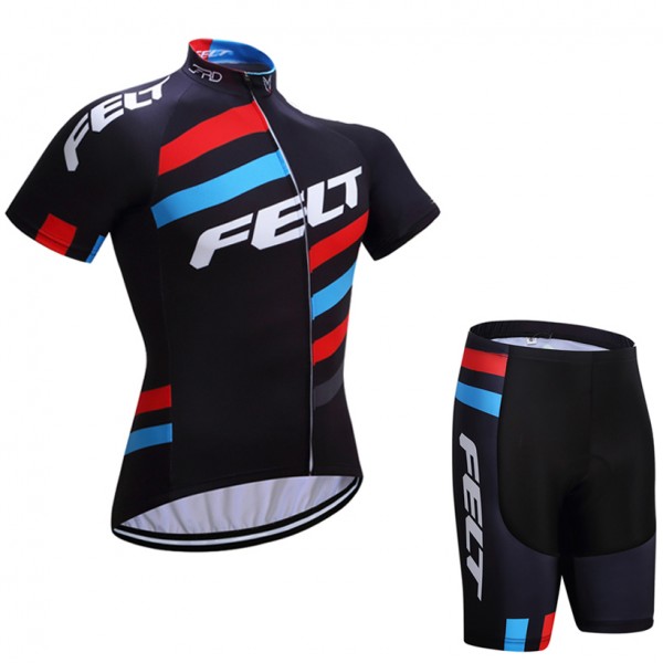 2017 Felt Fahrradbekleidung Satz Radtrikot Kurzarm+Kurz Radhose