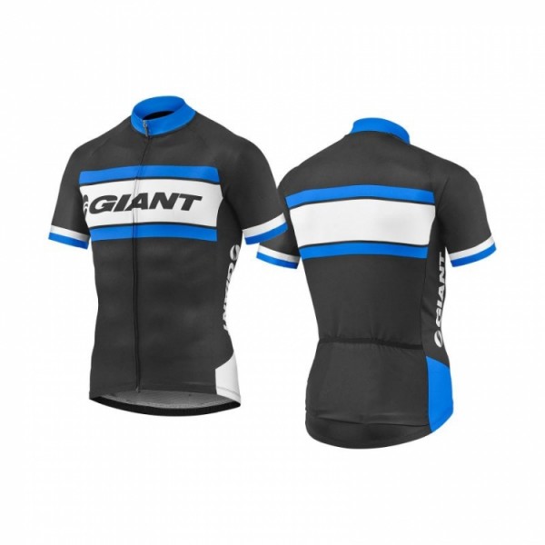 2017 Giant Blau Schwarz Radtrikot Kurzarm