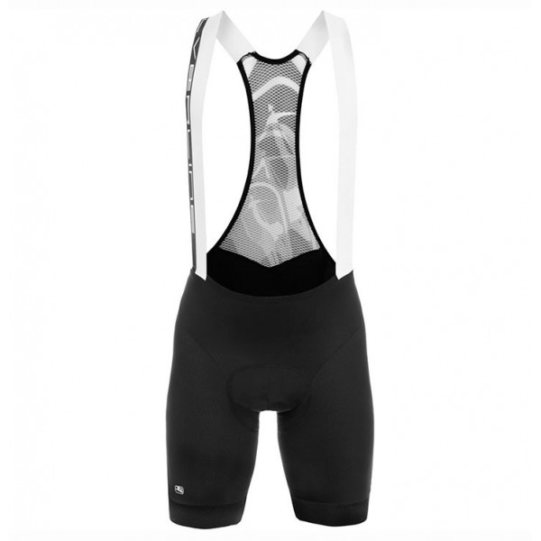 2017 Giordana Silber Line Schwarz-Rot Kurz Trägerhose